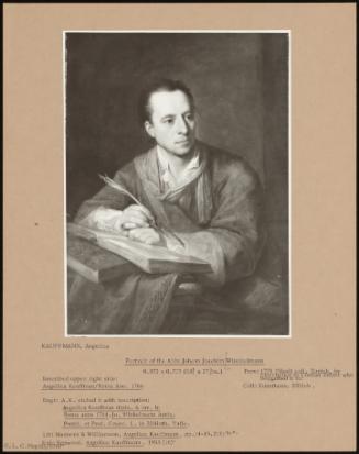 Portrait Of The Abbe Johann Joachim Winckelmann