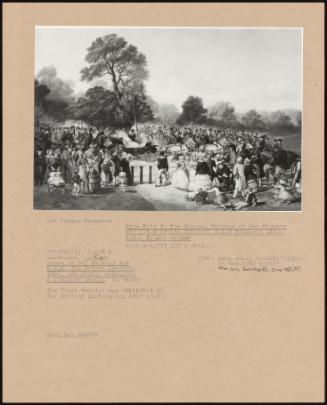 Hyde Park In The Season, Entrance Of Her Majesty And H. R. H Prince Consort, H. R. H. Princess Alice H. R. H. Prince Arthur