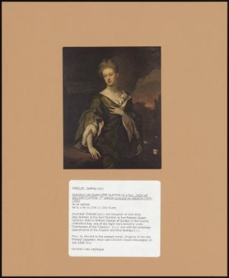 Portrait Of Charlotte Clayton (d. 1742), Wife Of William Clayton, 1st Baron Sundon Of Ardagh (1671-1752)