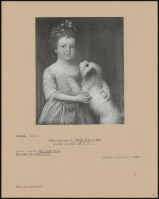 Miss Dorothy St Aubyn With A Dog