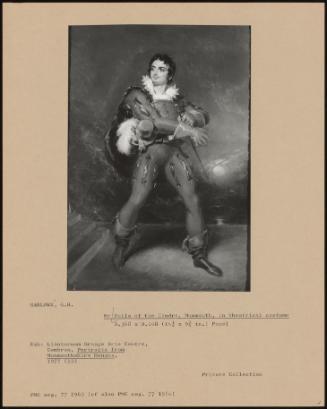 Mr Rolls Of The Hendre, Monmouth, In Theatrical Costume