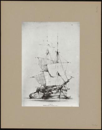 A Brig (No. 18 From The Sketch Book Of Shipping & Craft; Publ. Chas. Teft, C. 1870)