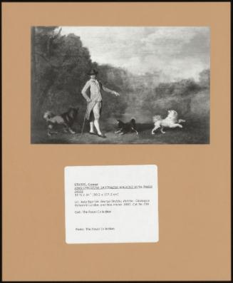 John Christian Santhague Walking with Three Dogs