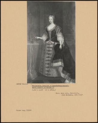 Wilhelmina Caroline Of Brandenburg-Ansbach, Queen Consort Of George II