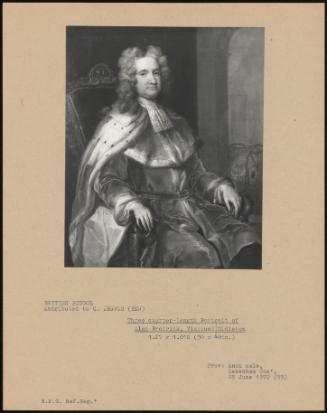 Three Quarter-Length Portrait Of Alan Brodrick, Viscount Midleton