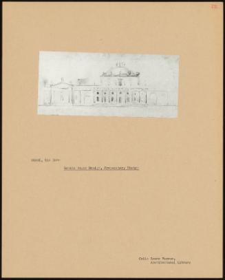 Senate House Design, Preparatory Sketch