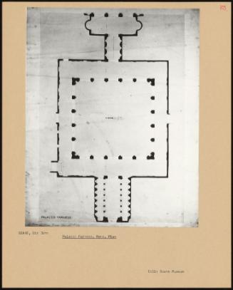 Palazzo Farnese, Rome, Plan