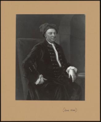 Portrait Of Jacob Tonson, Wearing A Blue Robe And Red Turban