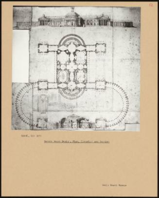 Senate House Design, Plan, Elevation And Section