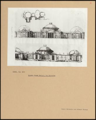 Senate House Design, Two Sketches