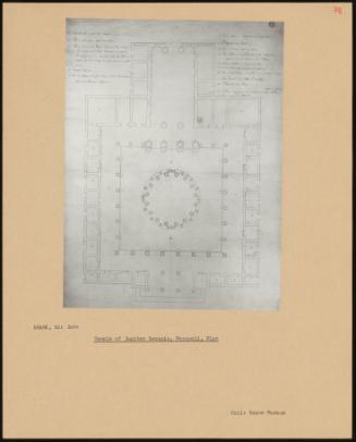 Temple Of Jupiter Serapis, Pozzuoli, Plan