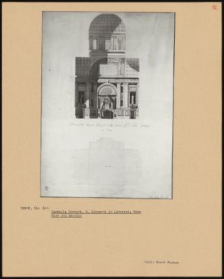 Cappella Corsini, S. Giovanni In Laterano, Rome Plan And Section