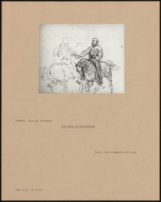 Two Men On Horseback