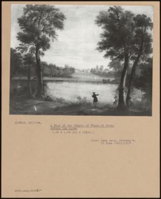 A View Of The Temple Of Venus At Stowe Across The River