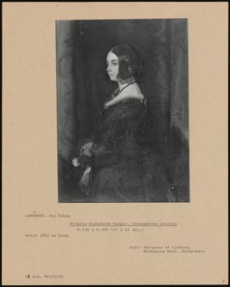 Frances Elizabeth Cowper, Viscountess Jocelyn