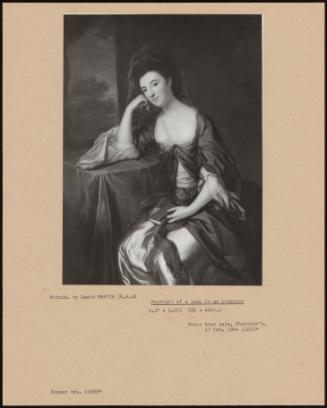 Portrait Of A Lady In An Interior