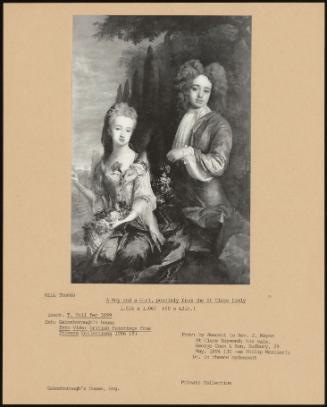 A Boy And A Girl, Possibly From The St Clere Family