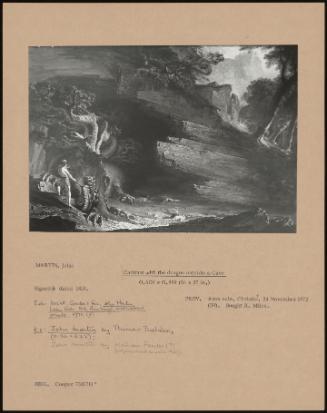 Cadmus With The Dragon Outside A Cave