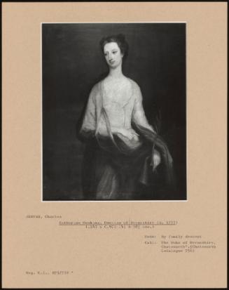 Catherine Hoskins, Duchess Of Devonshire (D. 1777)