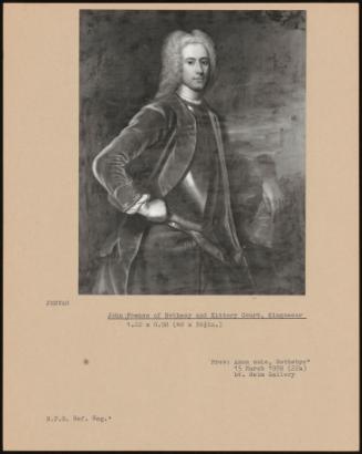 John Fownes Of Nethway And Kittery Court, Kingswear