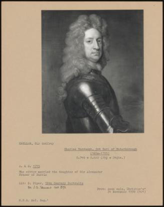 Charles Mordaunt, 3rd Earl Of Peterborough (1658 - 1735)