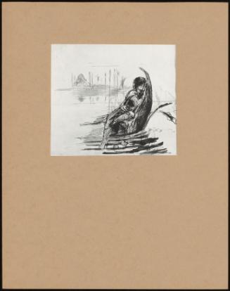 Study For King Cophetua, Etc; Lady Of Shalott Sketch