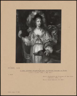 A Lady, Perhaps Margaret Blagge, In Masque Costume As Diana