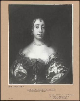 A Lady (Possibly Queen Catherine Of Braganza)