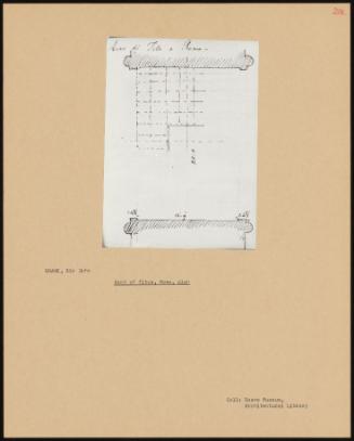 Arch Of Titus, Rome, Plan