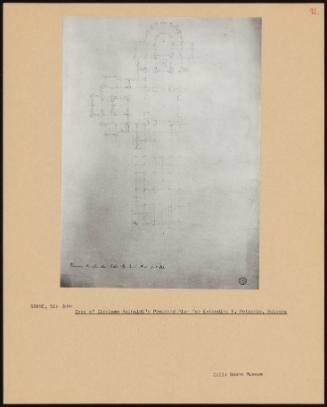 Copy Of Girolamo Rainaldi's Proposed Plan Of Extending S Petronio, Bologna