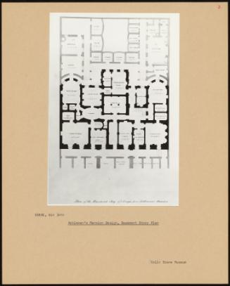 Nobleman's Mansion Design, Basement Story Plan