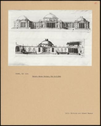 Senate House Design, Two Sketches