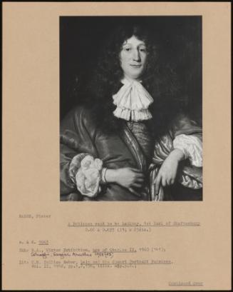 A Nobleman Said To Be Anthony, 1st Earl Of Shaftesbury