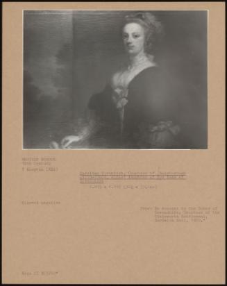 Caroline Cavendish, Countess Of Bessborough (1719 - 1760), Eldest Daughter Of 3rd Duke Of Devonshire