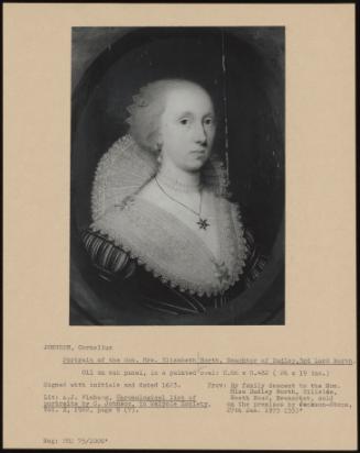 Portrait Of The Hon. Mrs. Elizabeth North, Daughter Of Dudley, 3rd Lord North