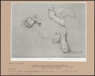 Studies Of Feet And Hands Of 'lord Carlisle'