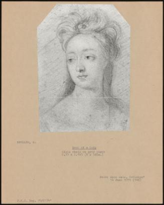 Head Of A Lady