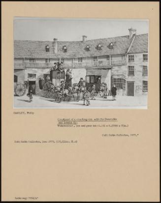 Courtyard Of A Coaching-Inn With The Dunstable And London Fly.