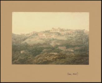 An Italian Landscape, Possibly Frascati