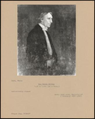 Sir Henry Irving