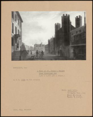 A View Of St. James's Palace From Cleveland Row