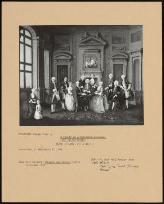 A Family In A Palladian Interior (The Tylney Group)
