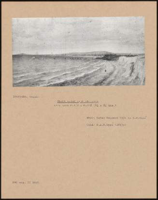 Shore Scene With Shipping