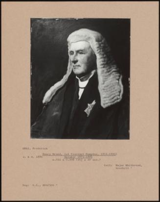 Henry Brand, 1st Viscount Hampden, 1814-1892) Speaker 1872-1884