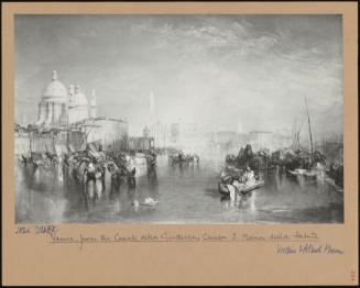 Venice From The Canale Della Giudecca, Chiesa S. Naina Della Salute