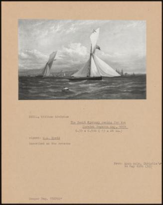 The Yacht Mystery Racing For The Harwich Regatta Cup, 1854