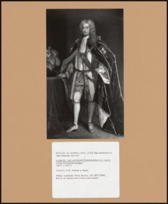 Charles, 2nd Viscount Townshend K. G. (1674-1738) In Garter Robes