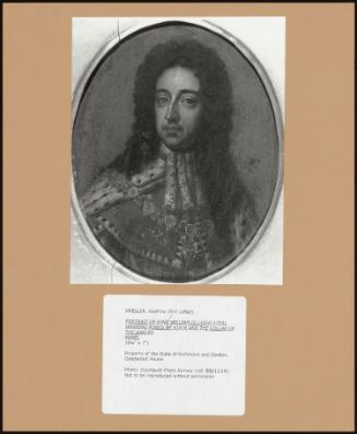 Portrait Of King William Iii (1650-1703), Wearing Robes Of State And Collar Of The Garter