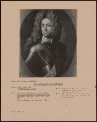 (? ) John, Duke Of Marlborough