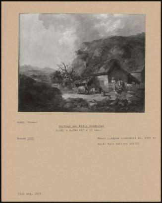 Cottage And Hilly Landscape
